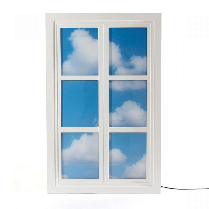 Настенный светильник Seletti Suite Window Белый Голубой Настенный светильник Seletti Suite Window Белый Голубой в Твери | Loft Concept