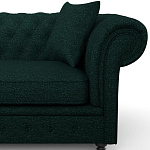 Мебельная ткань Шенилл темно-зеленый цвет 138 см T4-36 варинант исполнения - 8 | Loft Concept в Твери