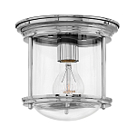 Потолочный светильник для ванных комнат с цилиндрическим стеклянным плафоном и одной лампой Hinkley варинант исполнения - 13 | Loft Concept в Твери