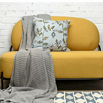 Чехол на подушку с рисунком и вышивкой Aurora Allure Sprout варинант исполнения - 5 | Loft Concept в Твери