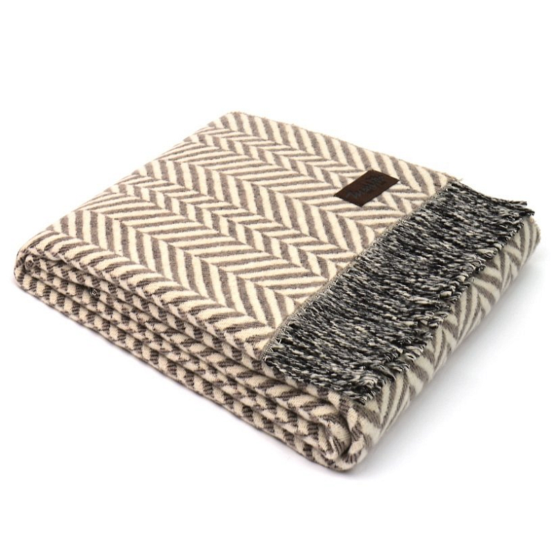 Плед PALLADIO 0001 Marzotto Бежевый в Твери | Loft Concept 