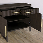 Буфет Primo с двумя ящиками и двумя фасадами шпон орех варинант исполнения - 4 | Loft Concept в Твери