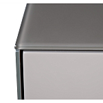 Комод со стеклянной столешницей и с выдвижными ящиками Minimalist Accent варинант исполнения - 5 | Loft Concept в Твери