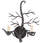 Бра черное в виде ствола дерева Branched Tree варинант исполнения - 2 | Loft Concept в Твери