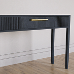 Элегантная Консоль Primo с выдвижным ящиком Черный дуб варинант исполнения - 3 | Loft Concept в Твери