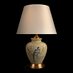 Настольная лампа бежевая с изображением птиц Slip Away варинант исполнения - 2 | Loft Concept в Твери