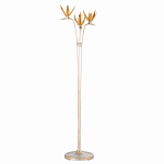 Торшер с 3-мя плафонами в виде цветов Golden Bird of Paradise варинант исполнения - 3 | Loft Concept в Твери