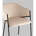 Стул Brace велюр молочный варинант исполнения - 2 | Loft Concept в Твери