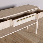 Дизайнерская Консоль с полкой и ящиком Primo Светлый дуб варинант исполнения - 5 | Loft Concept в Твери