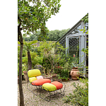 Дизайнерское разноцветное кресло на металлическом каркасе с подставкой для ног Poltronova Plasma Armchair варинант исполнения - 9 | Loft Concept в Твери