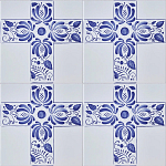 Плитка с узором Кресты варинант исполнения - 1 | Loft Concept в Твери