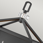 Бра в черном цвете с двумя лампами в форме свечи и стеклянными элементами Hinkley варинант исполнения - 2 | Loft Concept в Твери