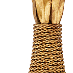 Люстра золотая с декором в виде перьев Bunch of Feathers варинант исполнения - 2 | Loft Concept в Твери