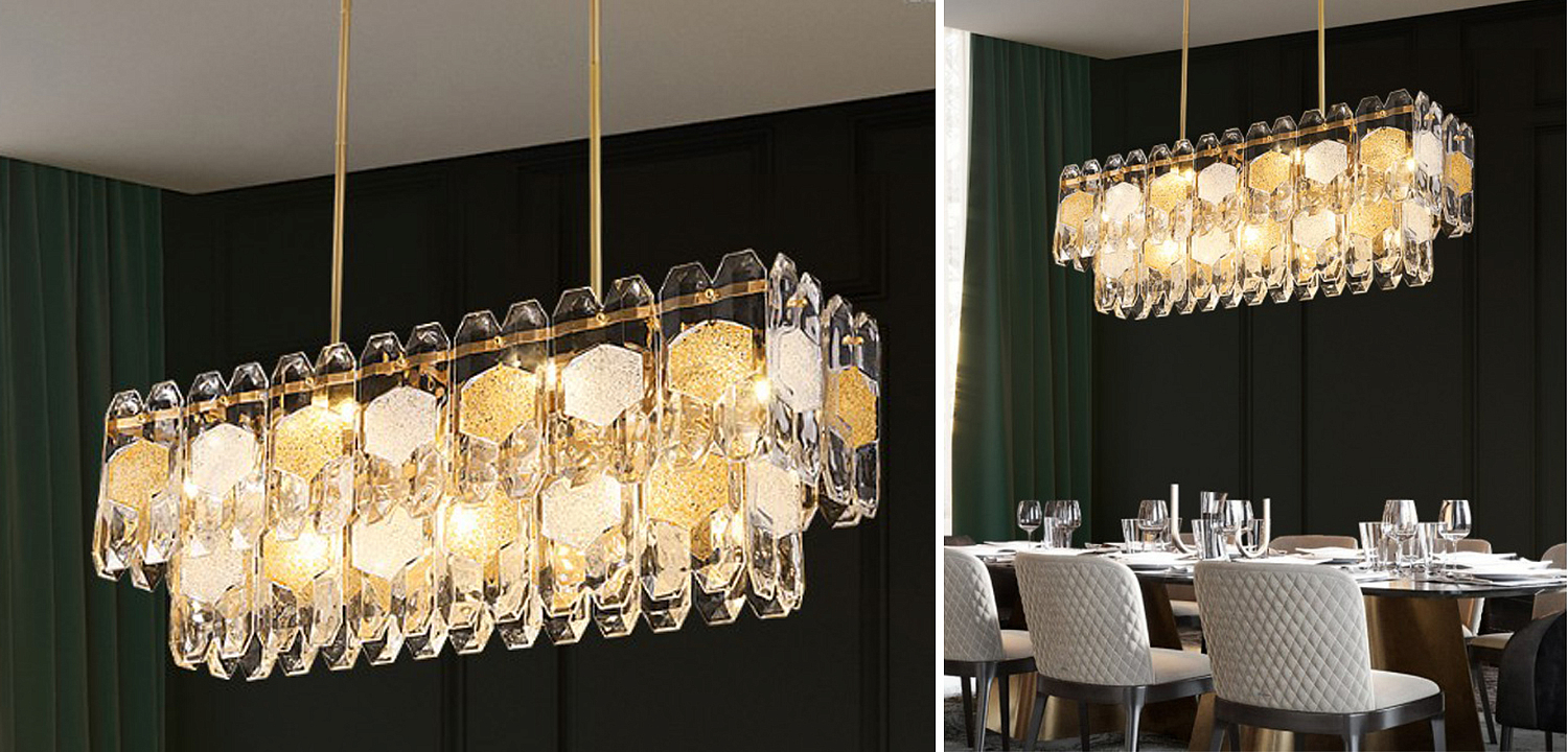 Люстра Oswalda Linear Chandelier Люстра Oswalda Linear Chandelier - Loft-Concept в Твери