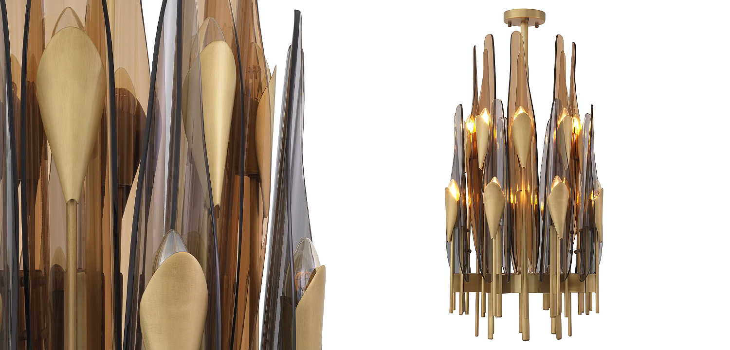 Люстра Eichholtz Chandelier Sky Vertical Люстра Eichholtz Chandelier Sky Vertical - Loft-Concept в Твери