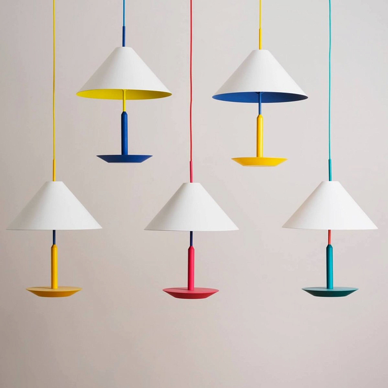 Подвесной светильник Maisondada LITTLE ELIAH PENDING LAMP Синий Желтый Красный Бирюзовый в Твери | Loft Concept 