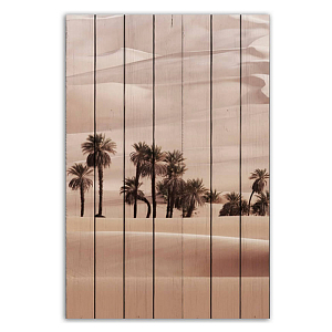 Постер Palm Trees in the Desert