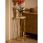 Столик дизайнерский Beige marble варинант исполнения - 4 | Loft Concept в Твери