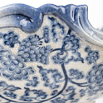 Фарфоровая чаша с птицами Blue and White варинант исполнения - 3 | Loft Concept в Твери