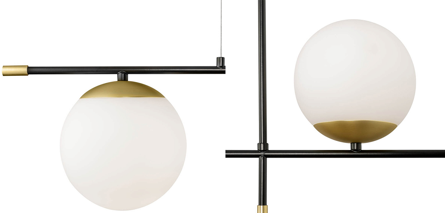 Светильник Spike Two Balls Hanging Lamp Светильник Spike Two Balls Hanging Lamp - Loft-Concept в Твери