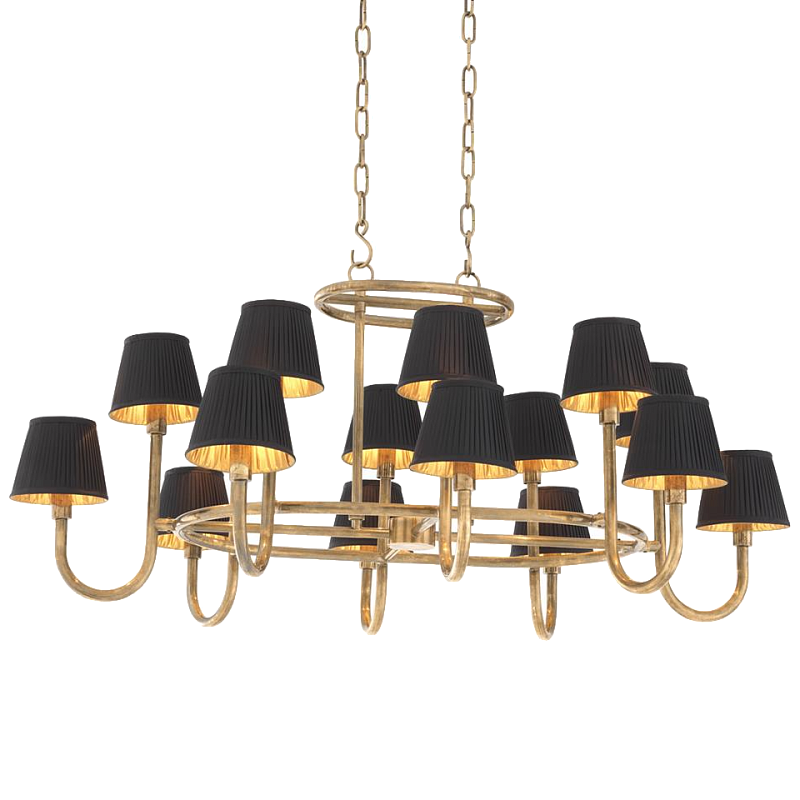 Люстра Chandelier Sparrows Латунь Черный Люстра Chandelier Sparrows Латунь Черный в Твери | Loft Concept