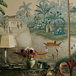 Обои ручная роспись River Scenes of Bengal Kolkata варинант исполнения - 5 | Loft Concept в Твери