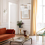 Бра с бронзовыми акцентами и прозрачными стеклянными каплями Droplet Bra варинант исполнения - 4 | Loft Concept в Твери