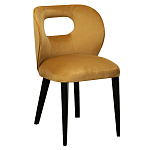 Стул велюровый горчичный Verified варинант исполнения - 3 | Loft Concept в Твери