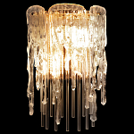 Бра с эффектом стекающего стекла и прозрачными трубками Textured Glass варинант исполнения - 1 | Loft Concept в Твери