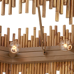 Люстра с абажуром из ротанга Wicker Furniture варинант исполнения - 2 | Loft Concept в Твери