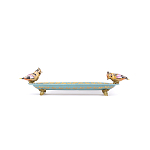 Блюдо фарфоровое Экзотические птички Vivole варинант исполнения - 2 | Loft Concept в Твери