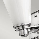 Бра для ванных комнат с белыми стеклянными конусными плафонами Hinkley варинант исполнения - 8 | Loft Concept в Твери