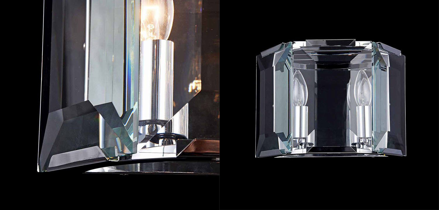 Бра Lari Harlow Crystal Round chrome Бра Lari Harlow Crystal Round chrome - Loft-Concept в Твери