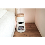 Керамический столик с деревянной столешницей "Пешка" варинант исполнения - 1 | Loft Concept в Твери