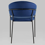 Стул в велюре синего цвета Horizon варинант исполнения - 4 | Loft Concept в Твери