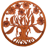 Панно из дерева Foliage Panel With Trees варинант исполнения - 1 | Loft Concept в Твери