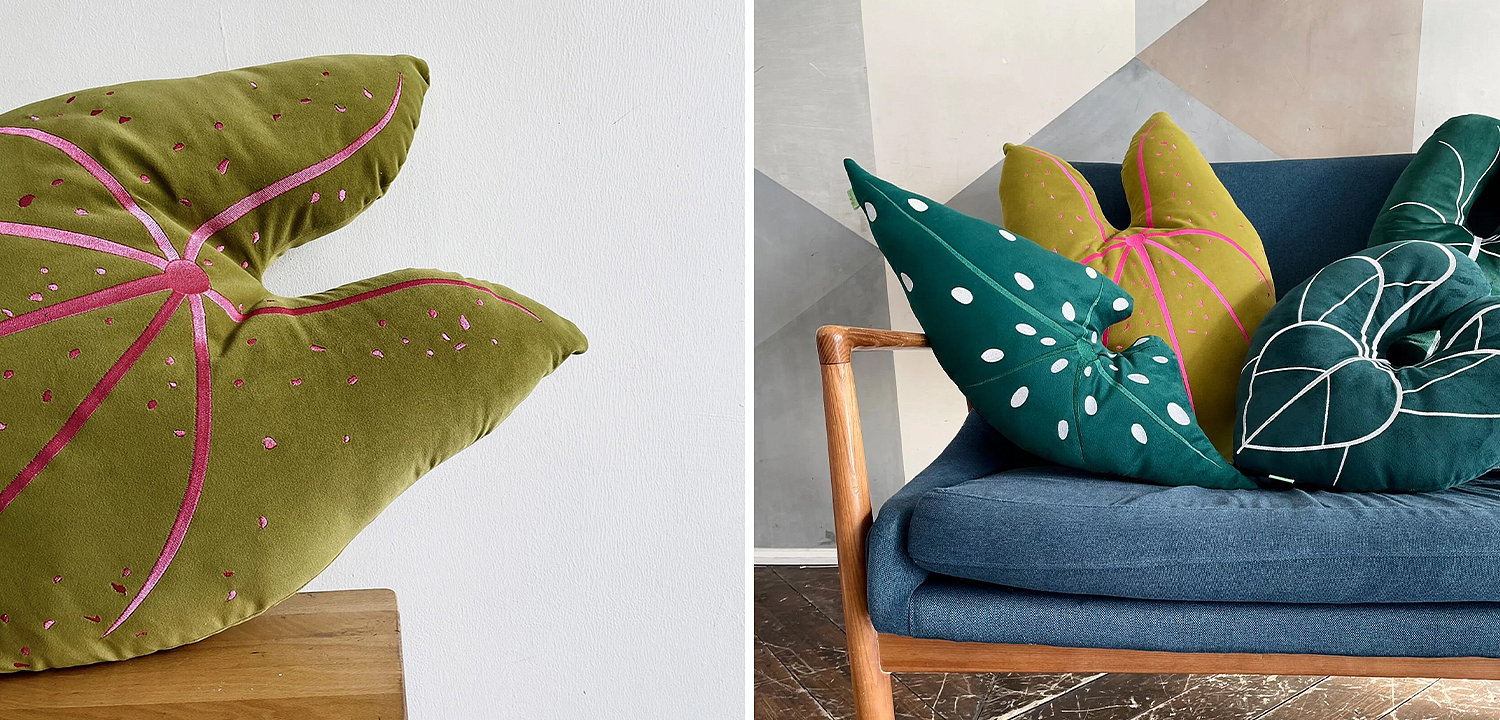 Декоративная подушка Botanical Cushion Caladium Декоративная подушка Botanical Cushion Caladium - Loft-Concept в Твери