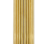 Подвесной светильник золотой в форме цилиндра из тонких металлических трубок  Long Tubular Lampshade варинант исполнения - 1 | Loft Concept в Твери