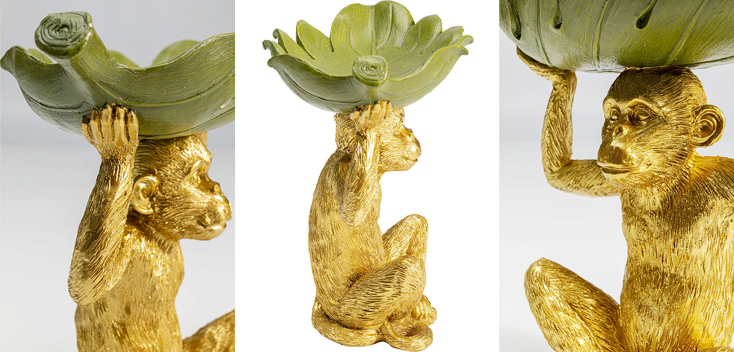 Конфетница Golden Monkey holding a leaf Конфетница Golden Monkey holding a leaf - Loft-Concept в Твери