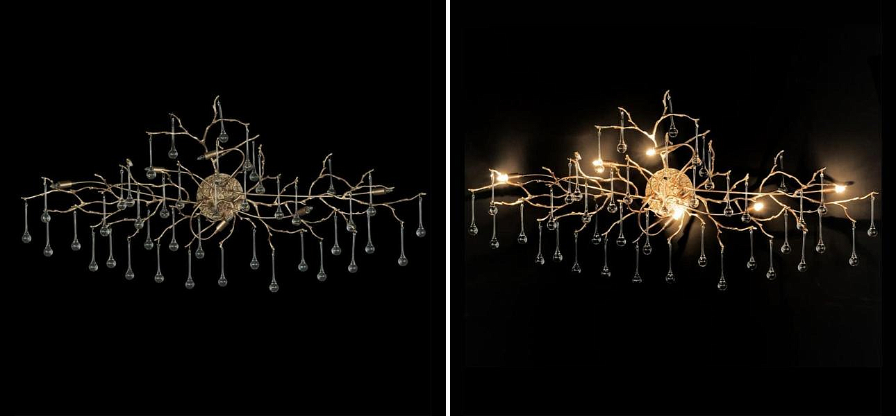 Бра Crystal Drops Gold 6 ламп - Loft-Concept в Твери