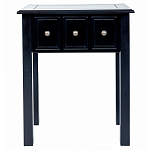 Черная тумба с выдвижным ящиком Monica варинант исполнения - 1 | Loft Concept в Твери