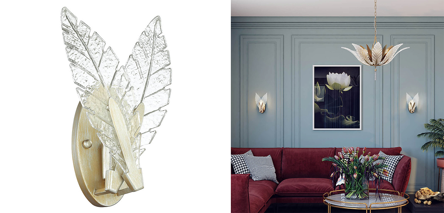 Бра Glass Petals Sconce Бра Glass Petals Sconce - Loft-Concept в Твери