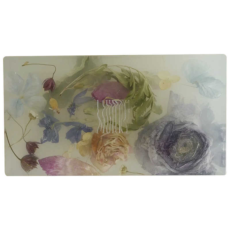 Шкатулка из эпоксидной смолы с цветами белая Epoxy Resin Rectangular Box White Белый Мульти Шкатулка из эпоксидной смолы с цветами белая Epoxy Resin Rectangular Box White Белый Мульти в Твери | Loft Concept