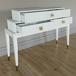 Премиальная Консоль с тремя ящиками Elsa Dreams White варинант исполнения - 2 | Loft Concept в Твери