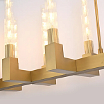 Люстра CANELLE Linear Chandelier 12 Modern Brass варинант исполнения - 3 | Loft Concept в Твери