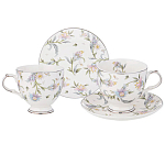 Чайный сервиз из фарфора на 2 персоны 4 предмета Tea Flower Set варинант исполнения - 1 | Loft Concept в Твери