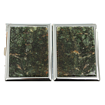 Портсигар на 10 сигарет с газовой зажигалкой из натурального камня Актиновит Stone Cigarettes Cases варинант исполнения - 4 | Loft Concept в Твери