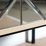 ТВ-тумба с зеркальным декором Serena TV-Stand варинант исполнения - 3 | Loft Concept в Твери