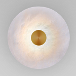 Бра светодиодный с мраморным рассеивателем латунь варинант исполнения - 1 | Loft Concept в Твери