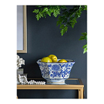 Чаша белая с синим цветочным узором Chino Dishes варинант исполнения - 4 | Loft Concept в Твери